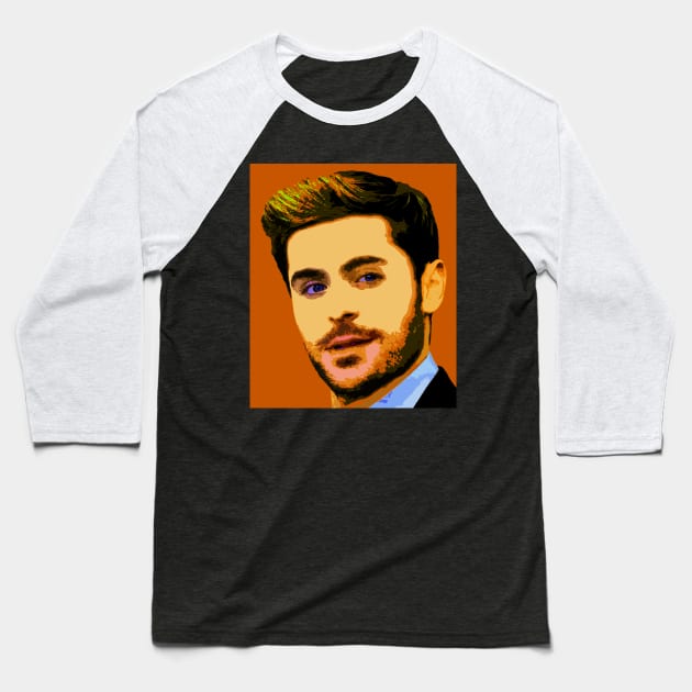 zac efron Baseball T-Shirt by oryan80